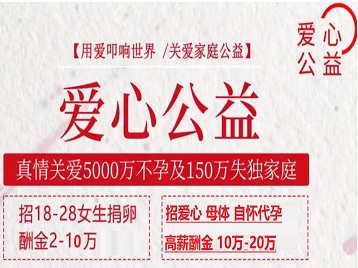 河津捐卵助孕生子 爱心志愿者招募